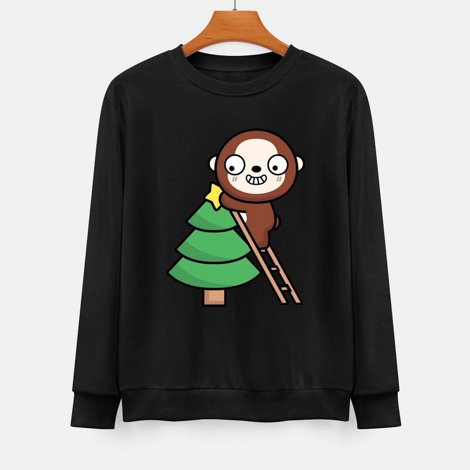 Front Patterned Long Sleeve TopPerformance Soft-Touch